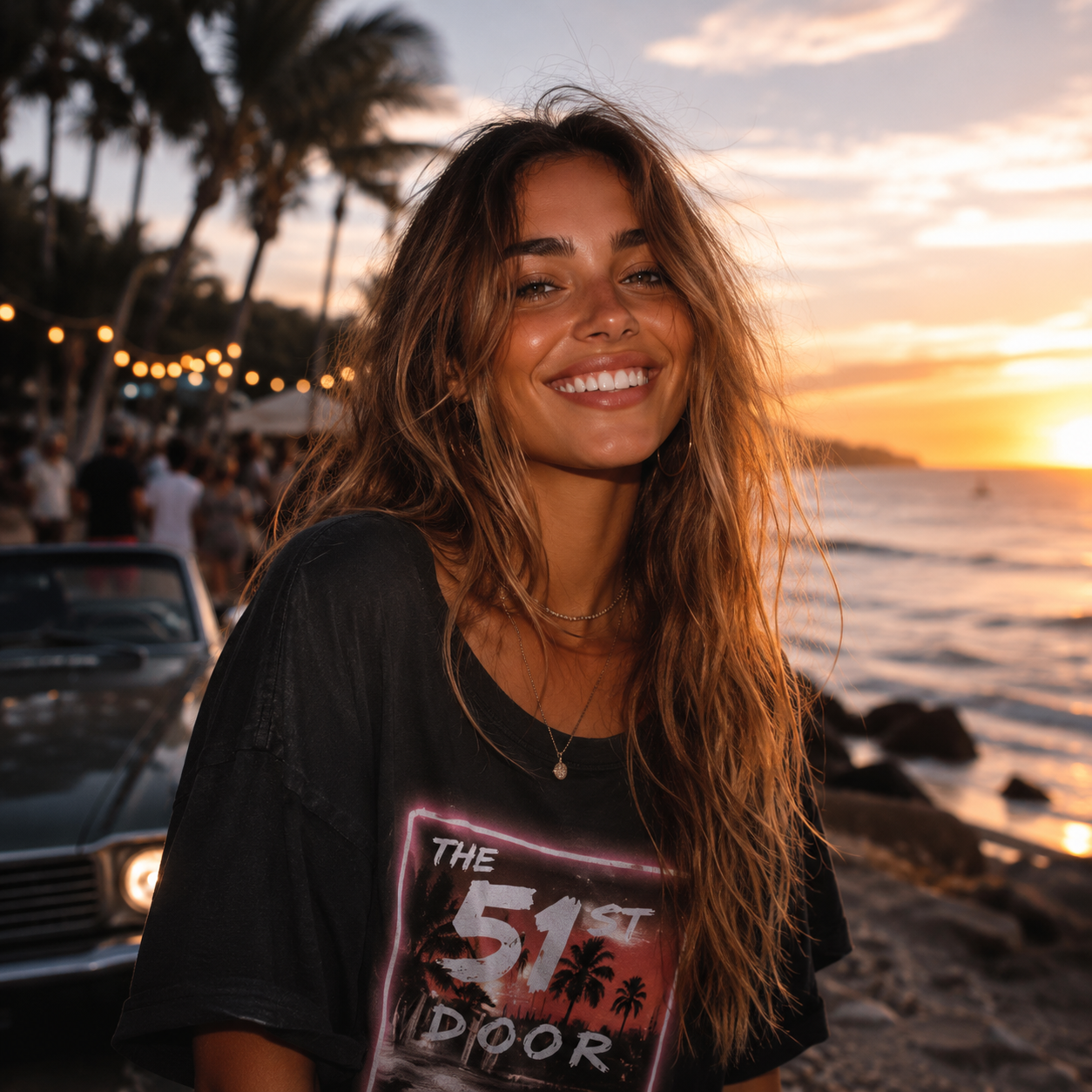 The 51st Door — artist portrait at golden hour